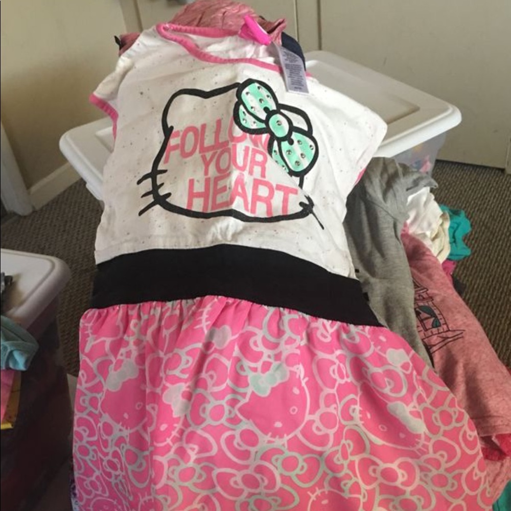 Girls hello kitty dress